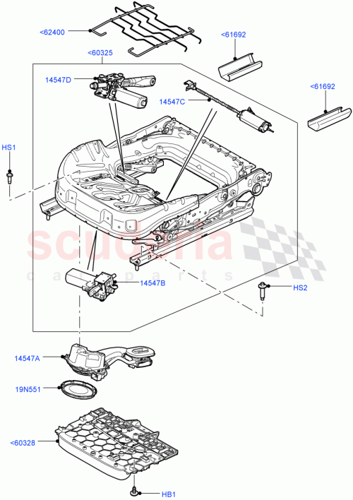 Part Diagram for Land Rover LR014543