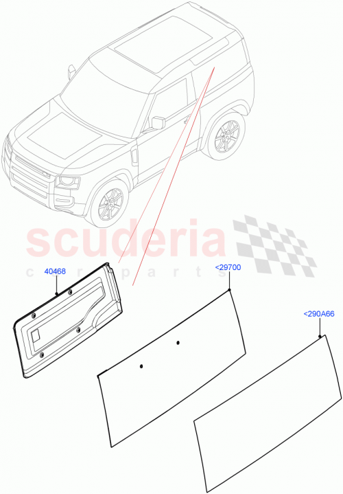 Part Diagram for Land Rover LR143043