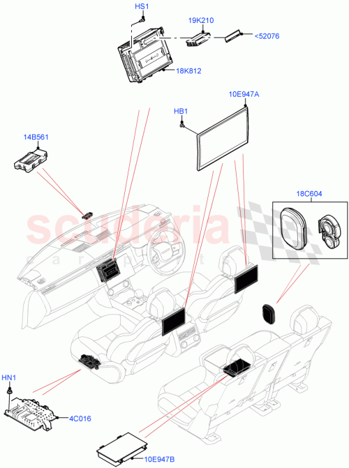 Part Diagram for Land Rover LR161599