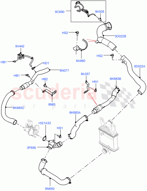Part Diagram for Land Rover LR062410