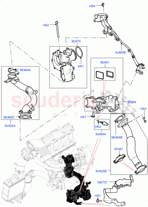 Part Diagram for Land Rover LR127942