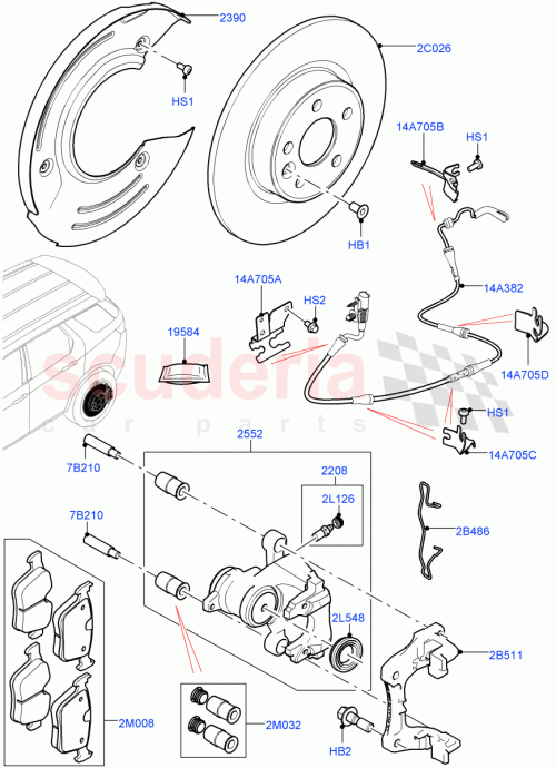 Part Diagram for Land Rover LR090699