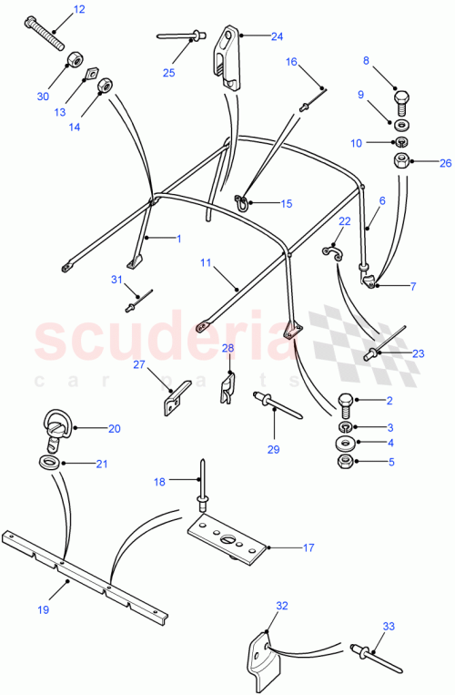Part Diagram for Land Rover MTC4944