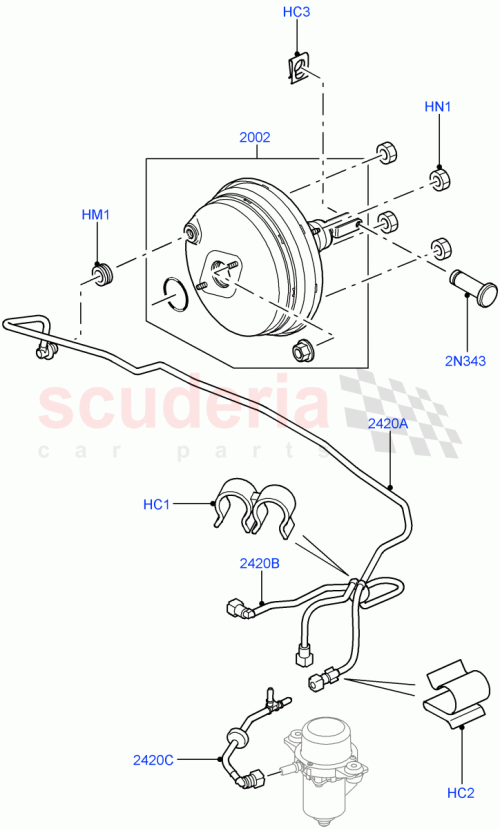 Part Diagram for Land Rover SYV000010