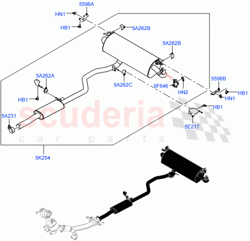 Part Diagram for Land Rover LR150041