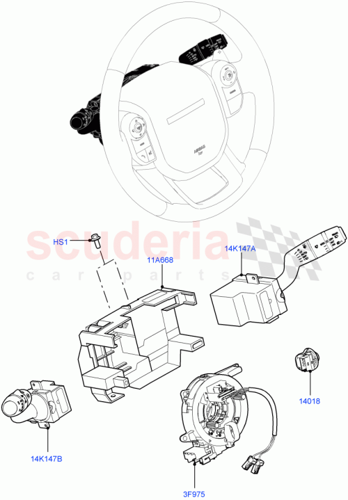 Part Diagram for Land Rover LR087111