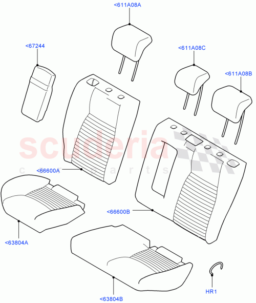 Part Diagram for Land Rover LR167990