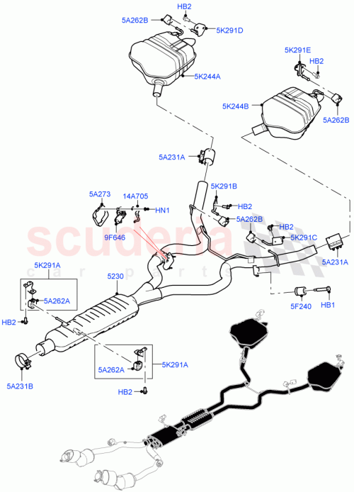 Part Diagram for Land Rover LR139396