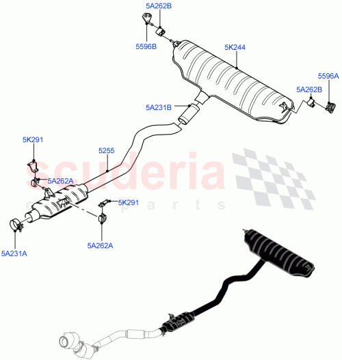 Part Diagram for Land Rover LR138586