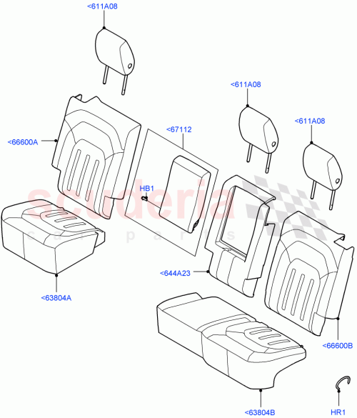Part Diagram for Land Rover LR149641