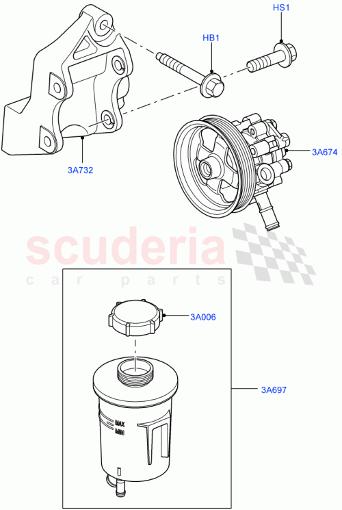 Part Diagram for Land Rover FB108097