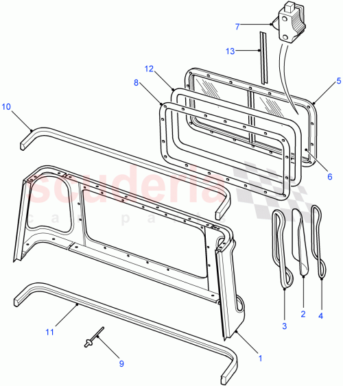 Part Diagram for Land Rover 334614
