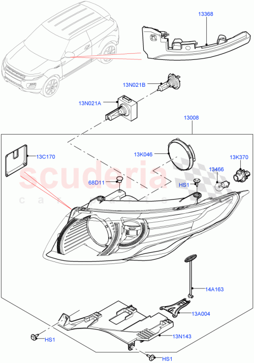 Part Diagram for Land Rover LR025156