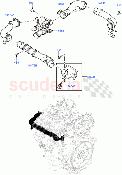 Part Diagram for Land Rover LR125562