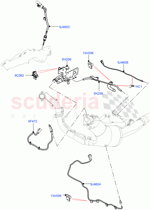 Part Diagram for Land Rover LR091864