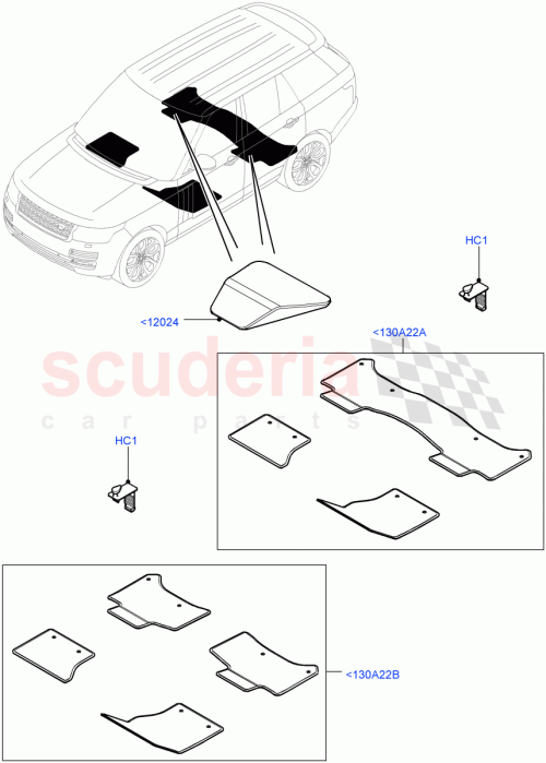 Part Diagram for Land Rover LR051819