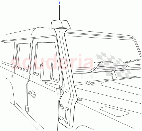 Part Diagram for Land Rover LR008383