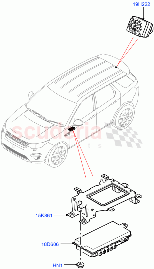 Part Diagram for Land Rover LR076686