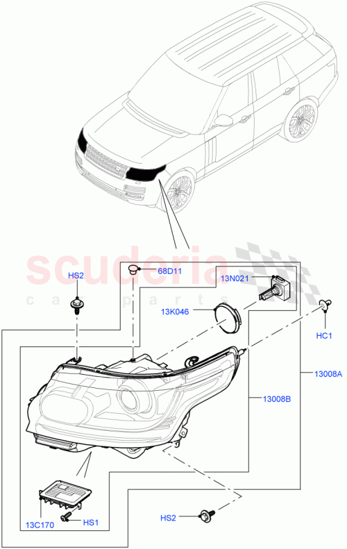 Part Diagram for Land Rover LR046929