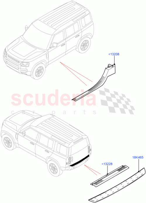 Part Diagram for Land Rover LR131475