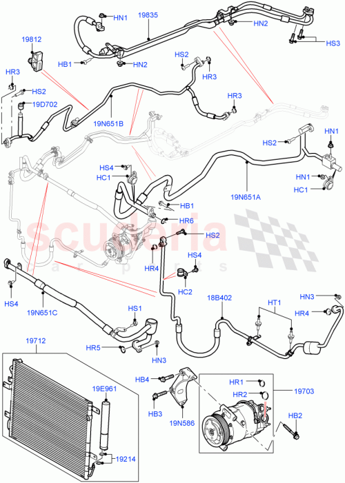 Part Diagram for Land Rover LR023245