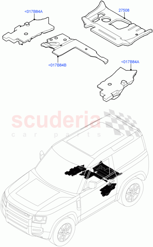 Part Diagram for Land Rover LR129046
