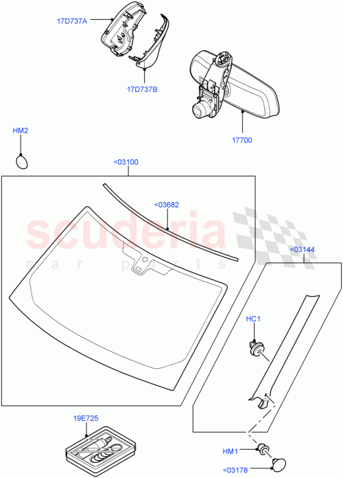 Part Diagram for Land Rover LR032336