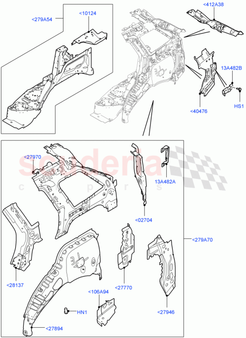 Part Diagram for Land Rover LR086509