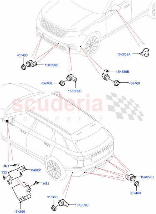Part Diagram for Land Rover LR091030