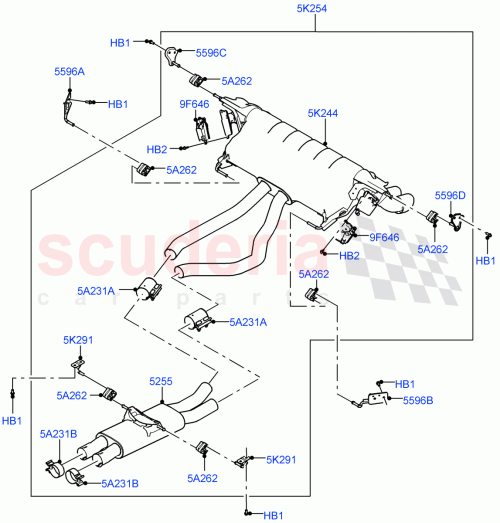 Part Diagram for Land Rover LR154247