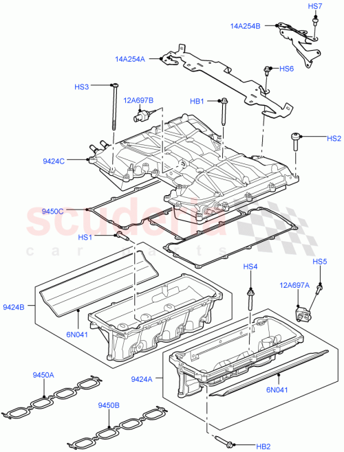 Part Diagram for Land Rover LR117022