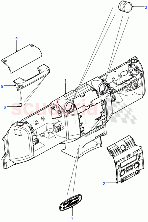 Part Diagram for Land Rover LR069032