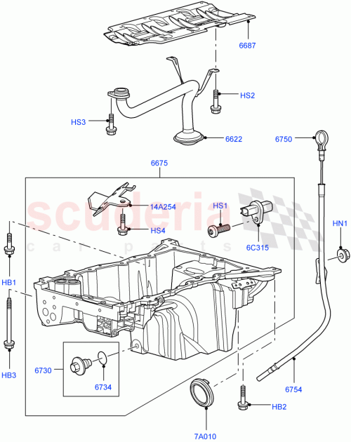 Part Diagram for Land Rover TQC500021