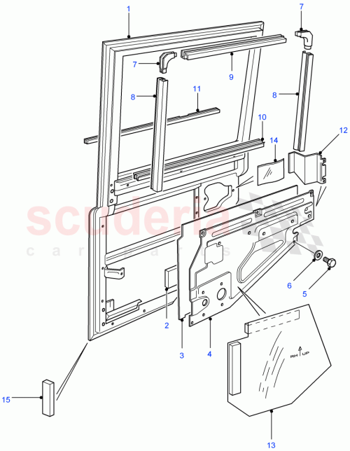 Part Diagram for Land Rover BFO710060