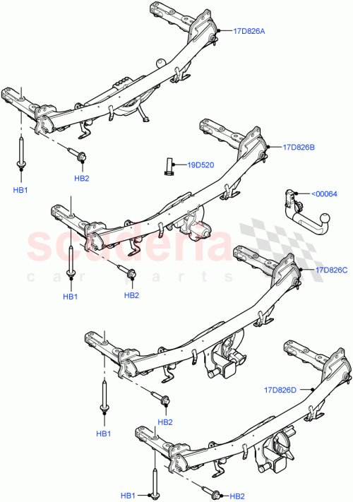 Part Diagram for Land Rover LR129246