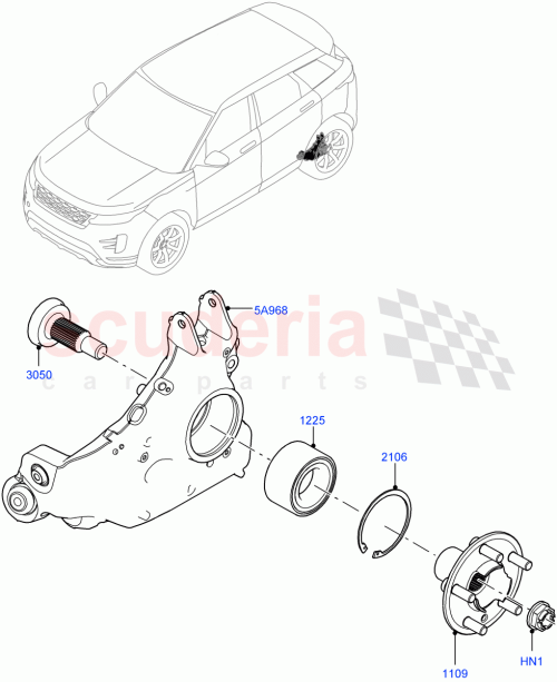 Part Diagram for Land Rover LR072110