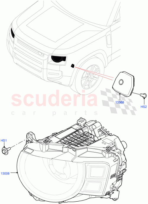 Part Diagram for Land Rover LR133099