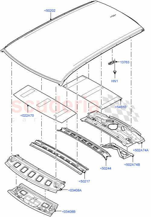 Part Diagram for Land Rover LR142576