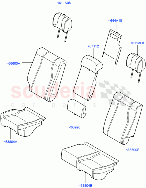 Part Diagram for Land Rover LR034408