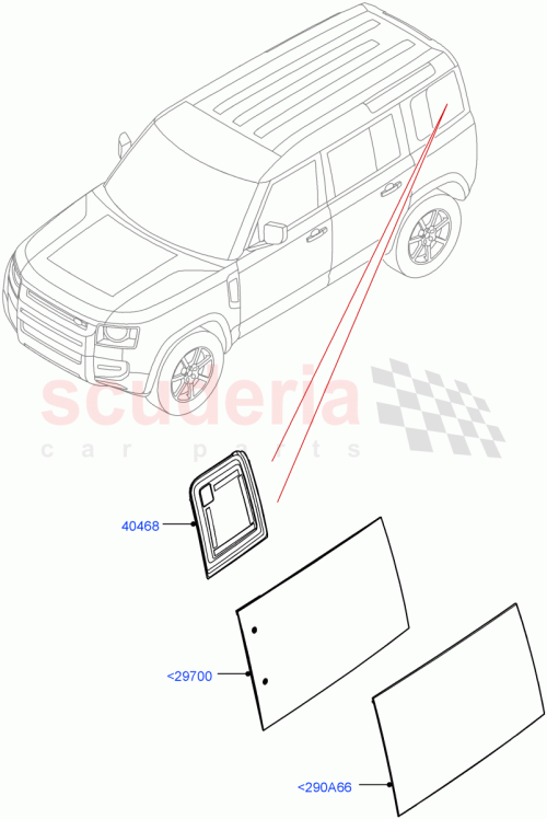 Part Diagram for Land Rover LR143032