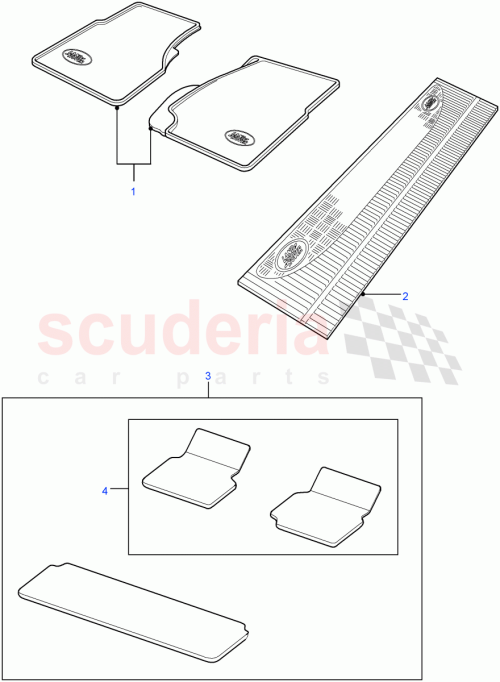 Part Diagram for Land Rover VPLDS0241