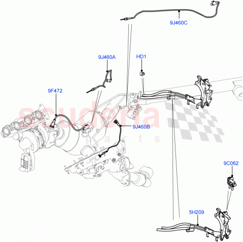 Part Diagram for Land Rover LR071025