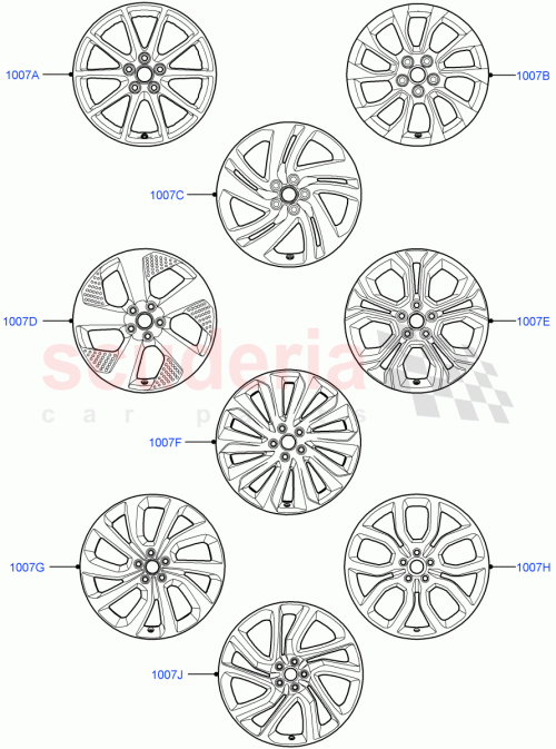 Part Diagram for Land Rover LR126474