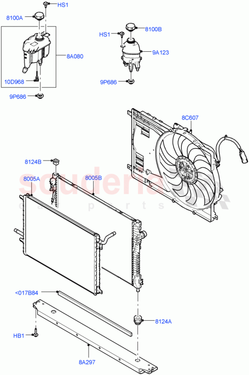 Part Diagram for Land Rover LR117324