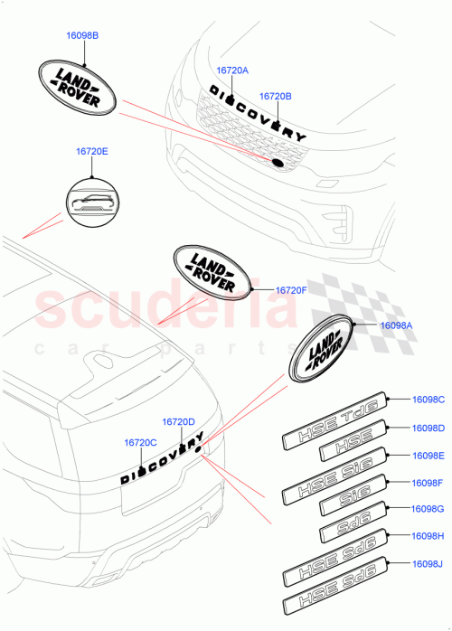 Part Diagram for Land Rover LR117866