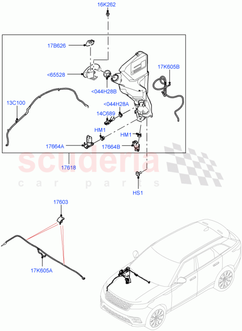 Part Diagram for Land Rover LR161478