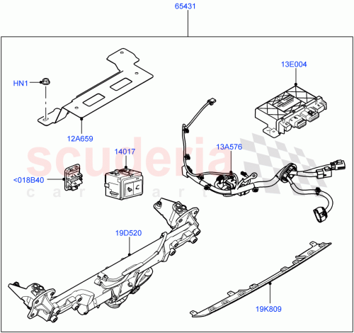 Part Diagram for Land Rover VPLE110EDT03PR