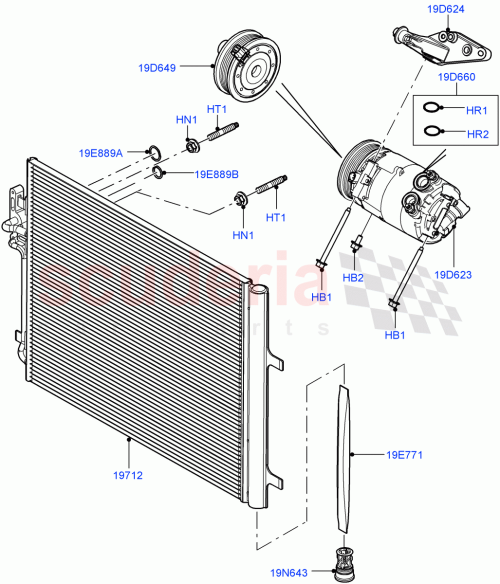 Part Diagram for Land Rover LR070461