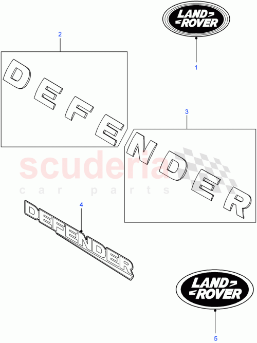 Part Diagram for Land Rover LR059130