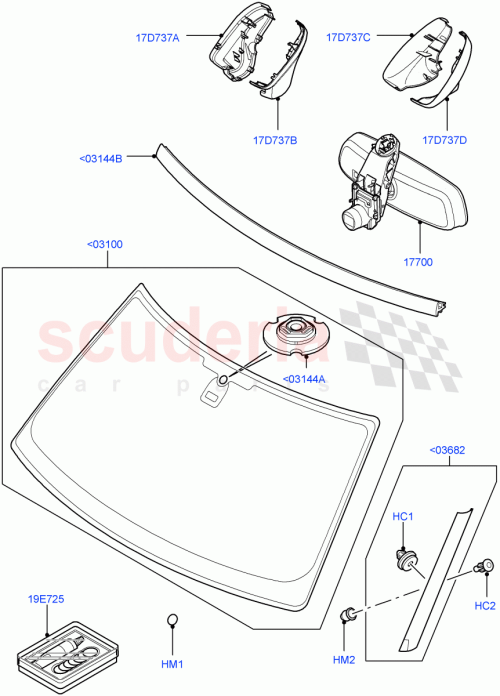 Part Diagram for Land Rover LR018799